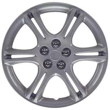 4-Delige Wieldoppenset Wyoming 13-inch zilver